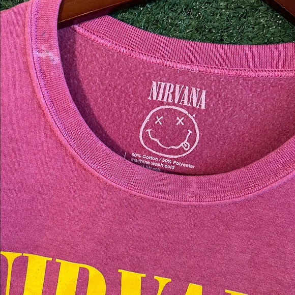 Nirvana Pink Graphic Sweatshirt - Picture 3 of 4